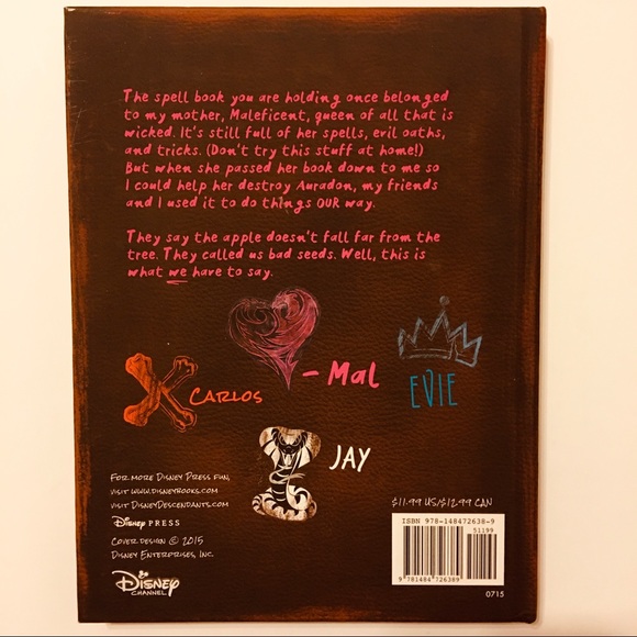 3/$15 ❤️ Disney Descendants Mal’s Spell Book - Picture 2 of 8